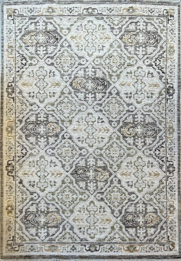 Calypso 13512-199 Cream Grey Multi Area Rug on Sale
