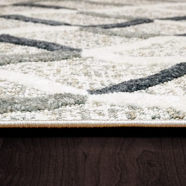 Myth 7294-159 Cream Blue Light Grey Area Rug For Cheap - Image 5