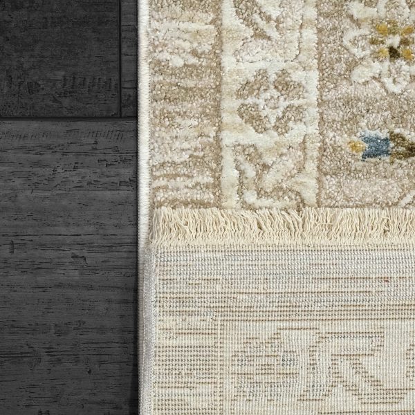 Hudson 1451-880 Beige Dark Beige Area Rug Cheap - Image 4