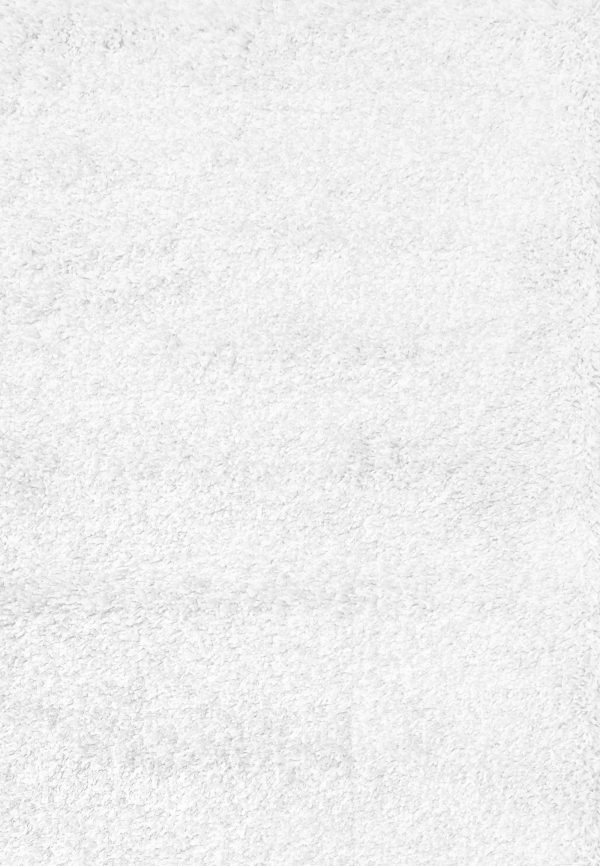 Jasmine Shaggy 3270-100 White Area Rug Online Sale
