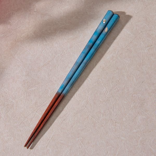 Sakura Petal Blue Chopsticks Fashion