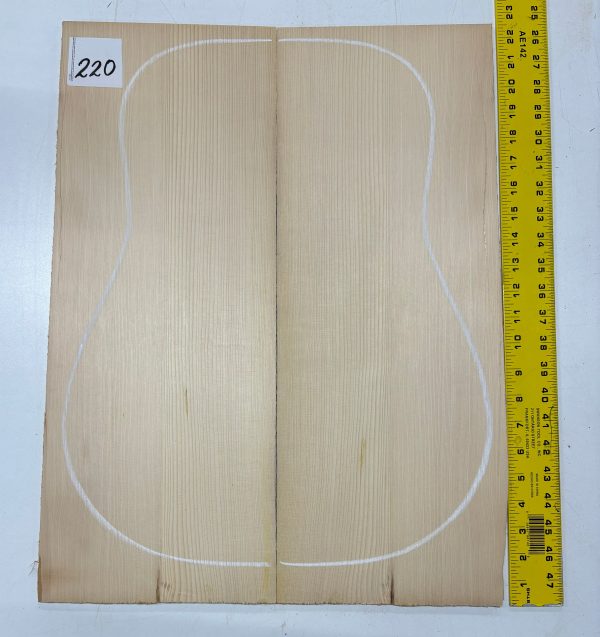 Adirondack Spruce (Red Spruce) Dreadnought Guitar Top (AA AAA Grade) #220 Online now - Image 3